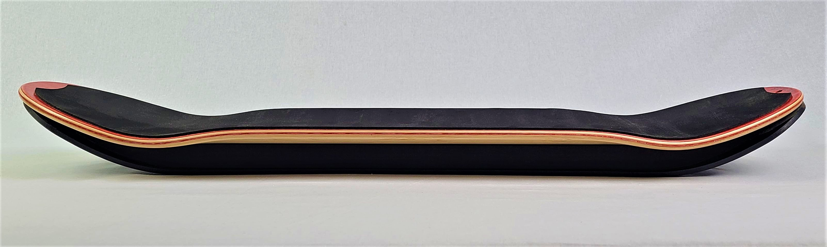 Factory Second SlopeDeck snowskate in side profile