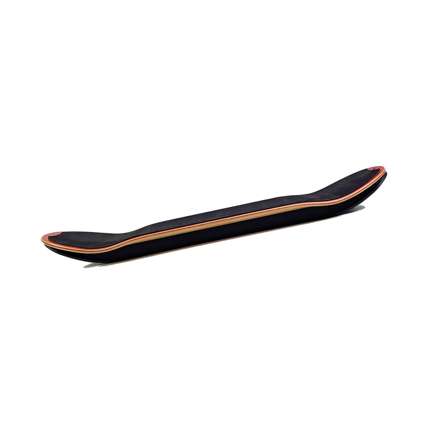 Factory Second SlopeDeck shown in side profile with red maple laminate